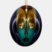 Daria Cyborg Queen Keramisch Ornament (Rechts)