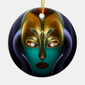 Daria Cyborg Queen Keramisch Ornament (Voorkant)