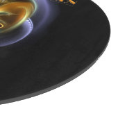 Daria Cyborg Queen Round Glass Cutting Board Snijplank (Hoek)