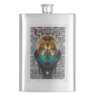 Daria Cyborg Queen Tech 8oz Classic Flask Flacon