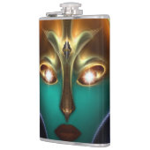 Daria Cyborg Queen Tech 8oz Vinyl Wrapped Flask Heupfles (Links)