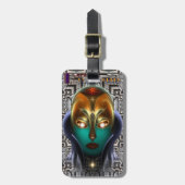 Daria Cyborg Queen Tech Bagagelabel (Voorkant verticaal)