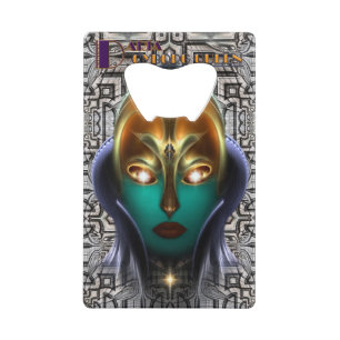 Daria Cyborg Queen Tech Credit Kaart Bottle Opener Creditkaart Flessenopener