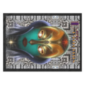 Daria Cyborg Queen Tech Custom Table Cloth Tafelkleed (Voorkant (Horizontaal))