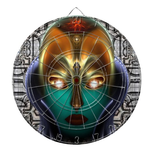 Daria Cyborg Queen Tech Dartbord (Voorkant)