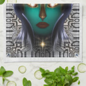 Daria Cyborg Queen Tech Theedoek (Gevouwen)