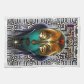 Daria Cyborg Queen Tech Theedoek (Horizontaal)