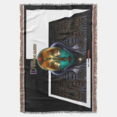 Daria Cyborg Queen The Rising Storm Throw Blanket Deken (Voorkant Verticaal)