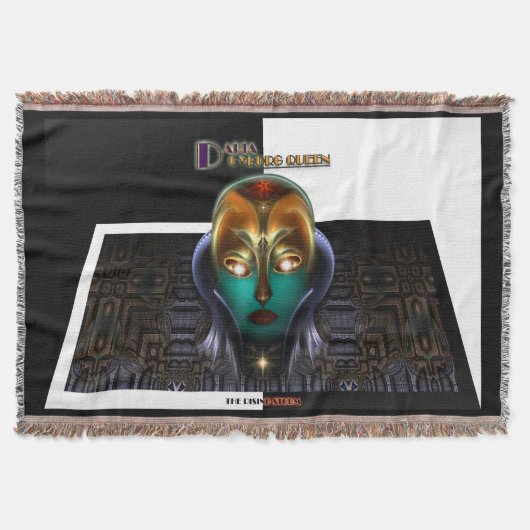 Daria Cyborg Queen The Rising Storm Throw Blanket Deken (Voorkant)