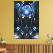Darian Warrior Canvas Print (Insitu (Woonkamer))