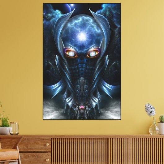 Darian Warrior Canvas Print (Insitu (Woonkamer))