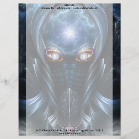 Darian Warrior Custom Briefhoofd (Voorkant)