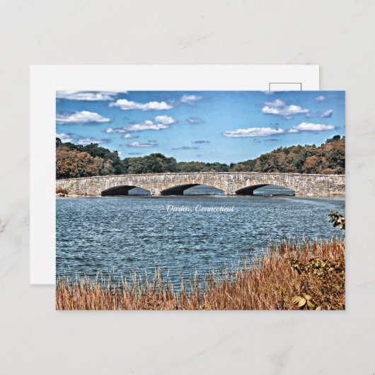 Darien, Connecticut Briefkaart (Voorkant / Achterkant)