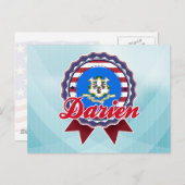 Darien, CT Briefkaart (Voorkant / Achterkant)