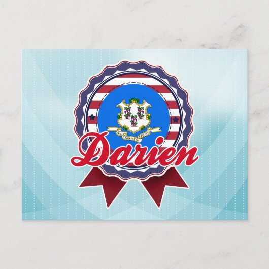 Darien, CT Briefkaart (Voorkant)