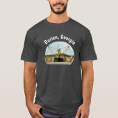 Darien Georgia Shrimp Boat T-shirt (Voorkant)