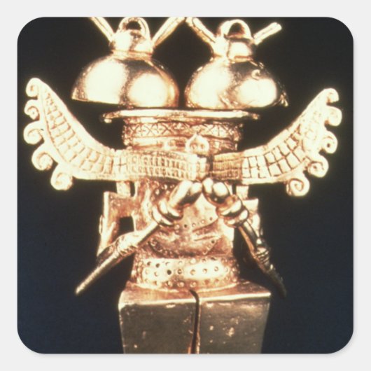 Darien Pectoral Vierkante Sticker (Voorkant)