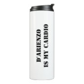 D'Arienzo is mijn cardio grappige Tanguero Tango D Thermosbeker (Gedraaid links)