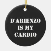 D'Arienzo is mijn cardio Tanguero Argentine Tango Keramisch Ornament (Voorkant)