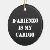 D'Arienzo is mijn cardio Tanguero Argentine Tango Keramisch Ornament (Links)