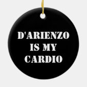 D'Arienzo is mijn cardio Tanguero Argentine Tango Keramisch Ornament (Achterkant)