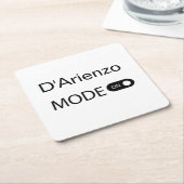 D'Arienzo mode grappig Tanguero Tango Dancer Milon Kartonnen Onderzetters (Schuin)