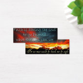 Daring Faith Profile Card Mini Visitekaartjes (Bureau)