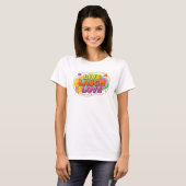 Daring LIVE LAUGH LOVE 2D Art Design T-shirt (Voorkant volledig)