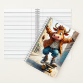 Daring Skateboarder, auteur Natasha Us Notitieboek (Binnen)