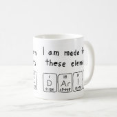 Dario periodieke lijstnaam mok (Voorkant rechts)