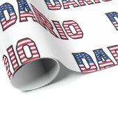 Dario Vorname Name USA US Geschenkpapier Papier (Rol Hoek)