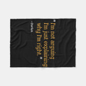 Darius Gift Quote Grappige Verjaardag Gepersonalis Fleece Deken (Voorkant (Horizontaal))