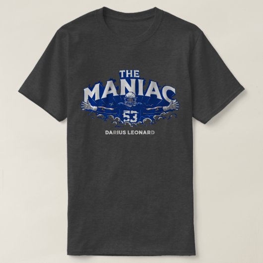 Darius Leonard The maniac T-shirt (Design voorkant)