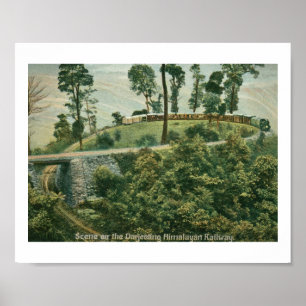 Darjeeling Himalayan Railway  Briefkaart Poster