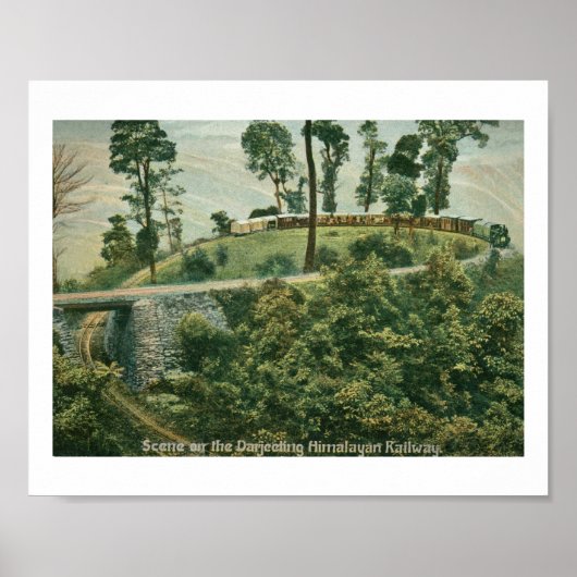 Darjeeling Himalayan Railway Briefkaart Poster (Voorkant)