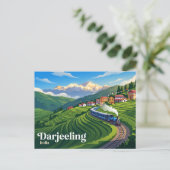 Darjeeling India Briefkaart (Staand voorkant)