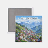 Darjeeling India  Magneet (Voorkant / Achterkant)
