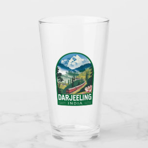 Darjeeling India Travel Art Embleem Glas