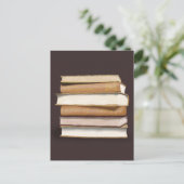 Dark Academia Antique Books Briefkaart (Staand voorkant)