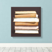 Dark Academia Antique Books Canvas Afdruk (Insitu (Houten vloer))