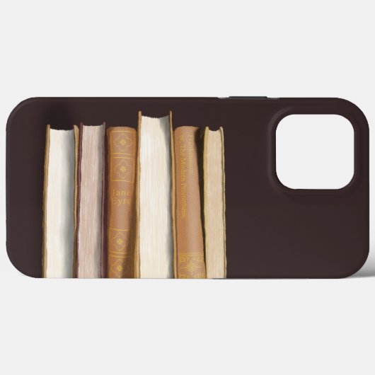 Dark Academia Antique Books Case-Mate iPhone Case (Achterkant (horizontaal))
