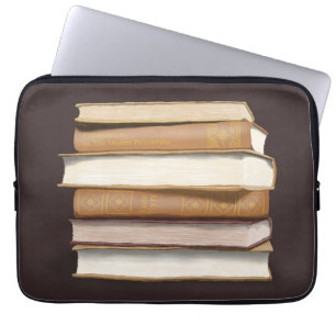 Dark Academia Antique Books Laptop Sleeve
