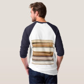 Dark Academia Antique Books T-shirt (Achterkant volledig)