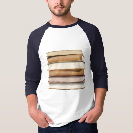 Dark Academia Antique Books T-shirt (Voorkant)
