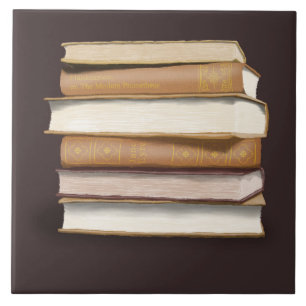Dark Academia Antique Books Tegeltje