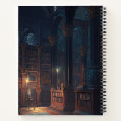 Dark Academia Bibliotheek Boeken Vibes Naam Sentim (Achterkant)