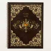  Dark Academia Book Hoesje Planner (Voorkant)