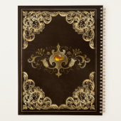 Dark Academia Book Hoesje Planner (Achterkant)