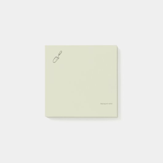 Dark Academia Botanische Tuin Leesgeschenk Post-it® Notes (Voorkant)