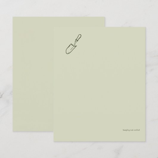 Dark Academia Botany Garden Reader Gift (Voorkant / Achterkant)